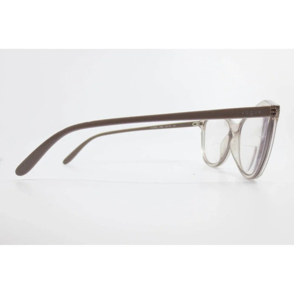 Vogue VO 5602 2990 Transparent Brown Cat Eye Eyeglasses Frames 54-16-140